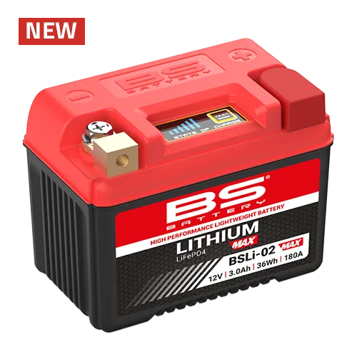 BS Battery BSLI-02 MAX Lithiumakku Asiakkaiden Suosikki