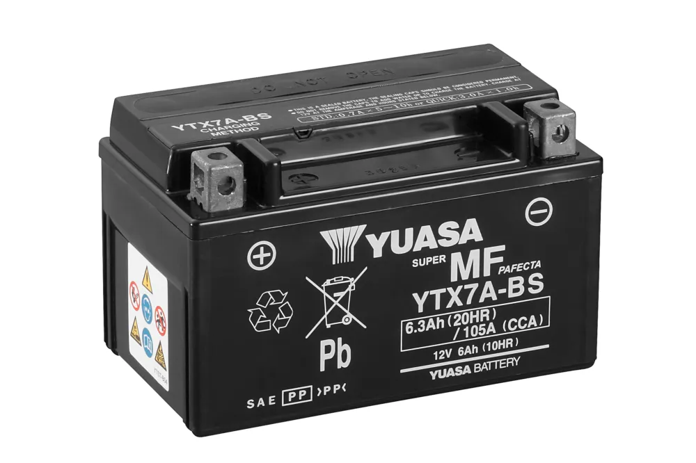 Lähetetään Heti YUASA YTX7A-BS