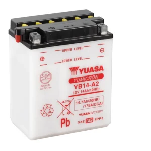 YUASA AKKU YB14-A2 Kausialennus
