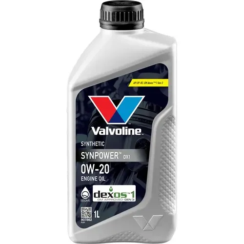 VALVOLINE SYNPOWER DX1 0W-20 MOOTTORIÖLJY 1L Nopea Toimitus