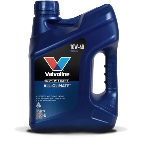 Bestseller VALVOLINE ALL CLIMATE 10W-40 MOOTTORIÖLJY 4L