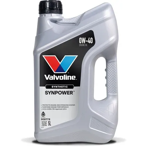 Suoraan Valmistajalta VALVOLINE SYNPOWER 0W-40 MOOTTORIÖLJY 5L