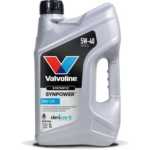VALVOLINE SYNPOWER MST C3 5W-40 MOOTTORIÖLJY 5L Korkea Laatu