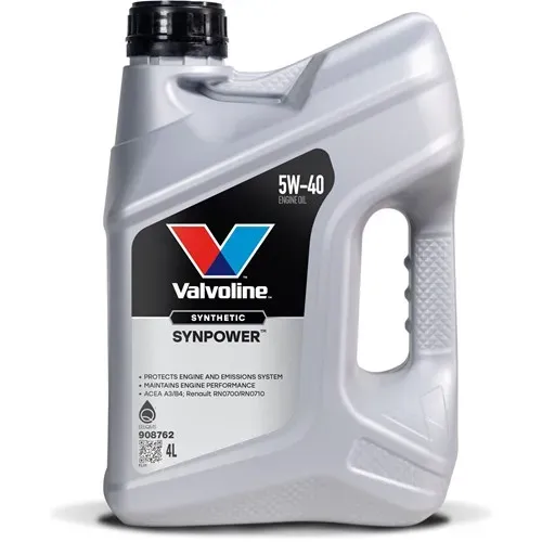 Pikatoimitus VALVOLINE SYNPOWER 5W-40 MOOTTORIÖLJY 4L