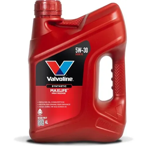 VALVOLINE MAXLIFE 5W-30 MOOTTORIÖLJY 4L (ME 4) Poisto