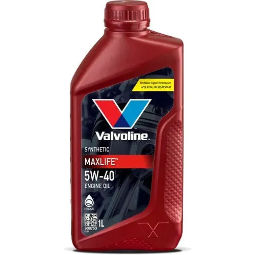 VALVOLINE MAXLIFE 5W-40 MOOTTORIÖLJY 1L (ME 12) Turvallinen Maksu
