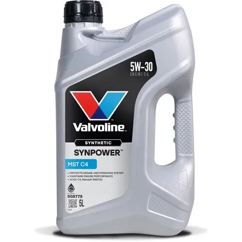 Eniten Myyty VALVOLINE SYNPOWER MST C4 5W-30 5L