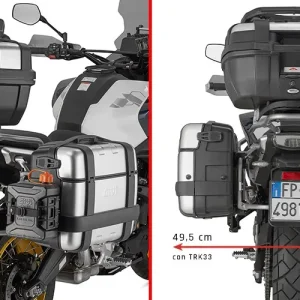 Päivän Tarjous Givi Sivutelineet CF MOTO 700Mt Adv (2025)