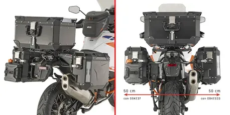 Tukkuhinta Givi sivutelineet KTM 1290 Super Adventure R (2021-2024)