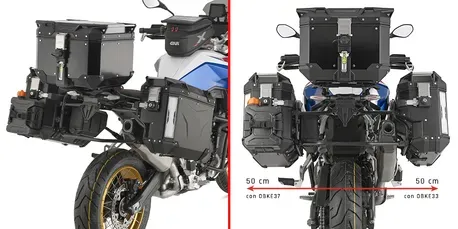Givi Shaped Pannier Holder Bmw F 900 GS (2024) Löytö