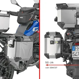 Uusi Kokoelma Givi PLOS5143CAM Sivutelineet Bmw R1300Gs (2024)
