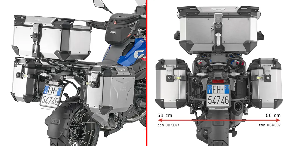 Uusi Kokoelma Givi PLOS5143CAM Sivutelineet Bmw R1300Gs (2024)