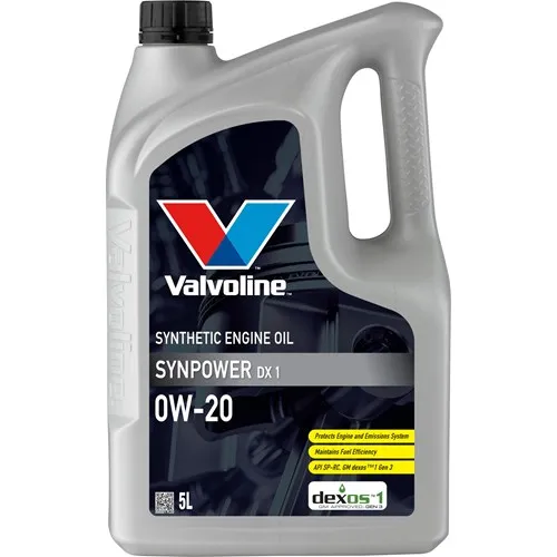 VALVOLINE SYNPOWER DX1 0W-20 5L (ME 4) Poisto