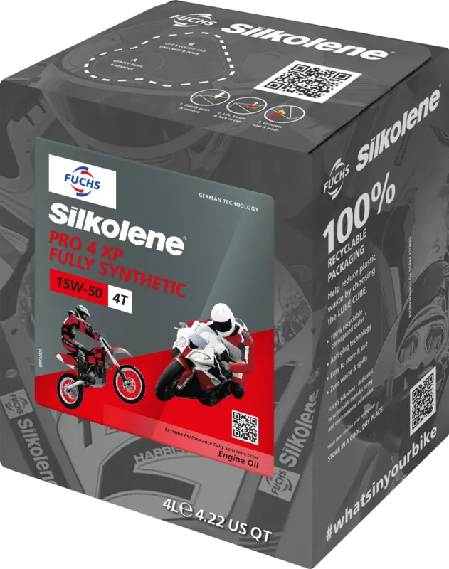 Silkolene Pro 4 15W-50 XP 4L CUBE (4x4l) Nopea Toimitus