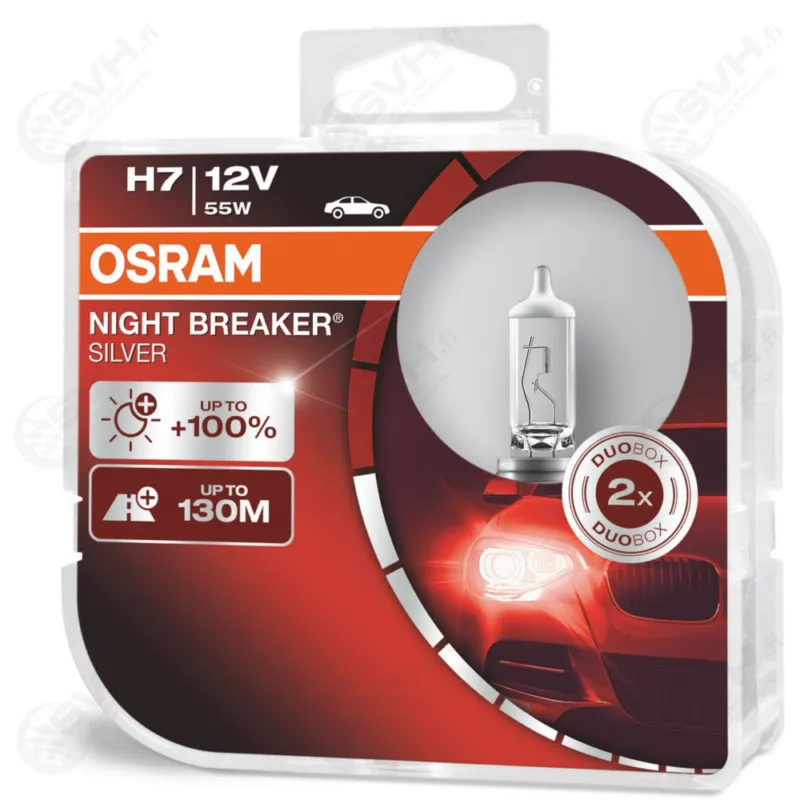 Päivän Tarjous Osram 12V 55W H7 Night Breaker Silver