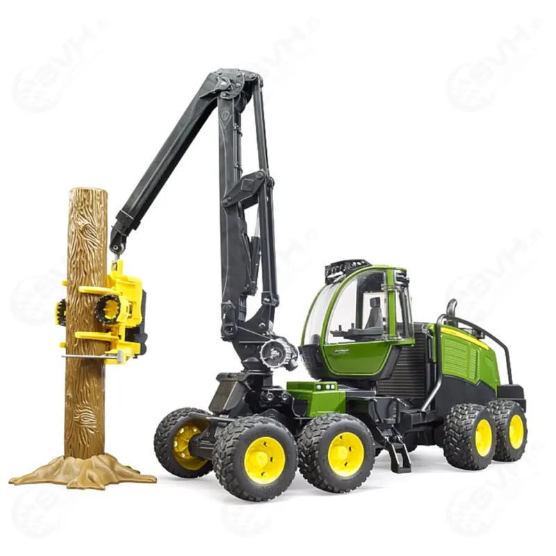 Bruder John Deere 1270G -harvesteri ja puunrunko 02135 Vain Rajoitetun Ajan