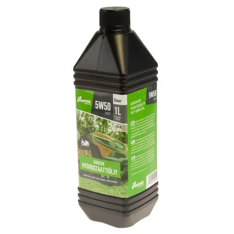 Osta Tänään Hydrauliikkaöljy ajoleikkuriin GREENTEK SAE 5W50, 1 litraa X1-R