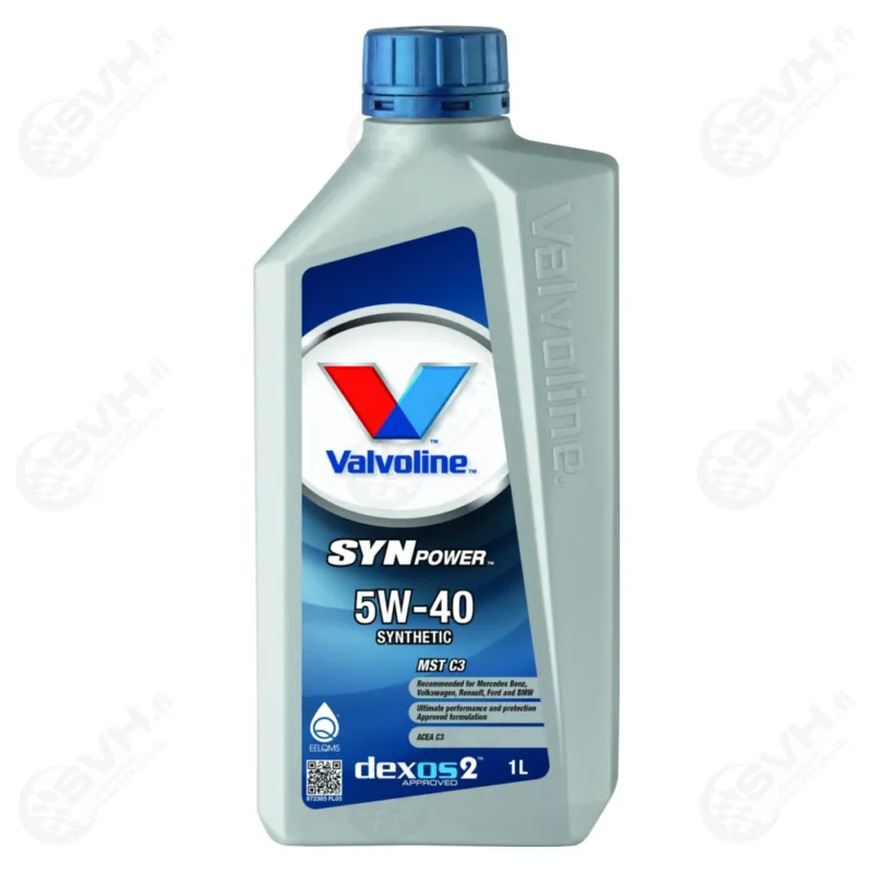 Vain Rajoitetun Ajan Valvoline Synpower MST C3 5W40 1L