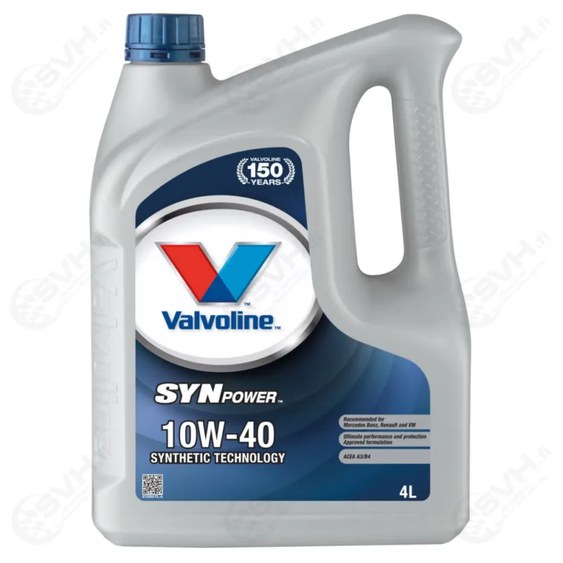 Uusi Kokoelma Valvoline Synpower 10W40 4L