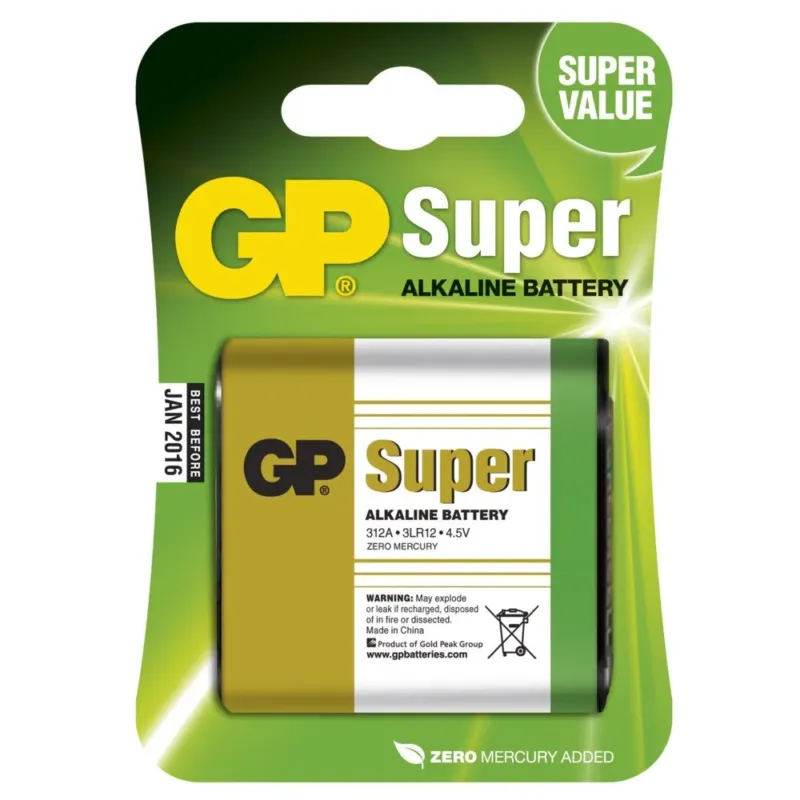 Ajankohtainen PARISTO SUPER 4,5V 312A/3R12 1KPL