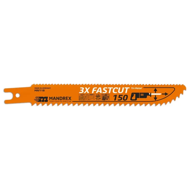 Viimeinen Mahdollisuus MANDREX 3X Fastcut 150mm Co8 2kpl/pkt