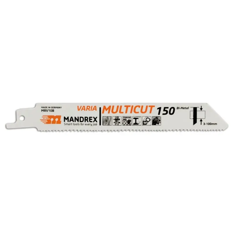 MANDREX Multicut-Varia 300mm 2kpl/pkt Bimet. 3-250 Rajoitettu Tarjous