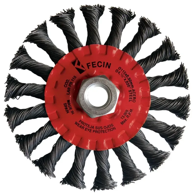 Paras Hinta FECIN pyöröteräsharja 115 x 25 mm punottu, M14