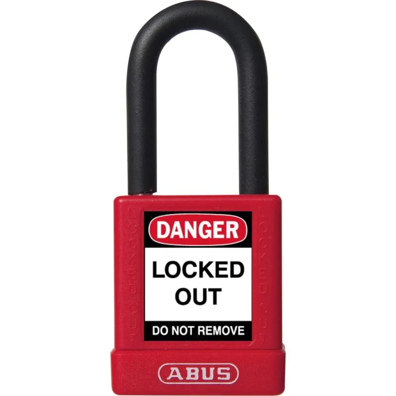 ABUS riippulukko 74/40, punainen, 1 avain Osta Nyt