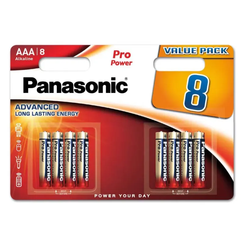Osta Tänään PANASONIC Pro Power AAA LR03PPG/8BW 8kpl/pkt