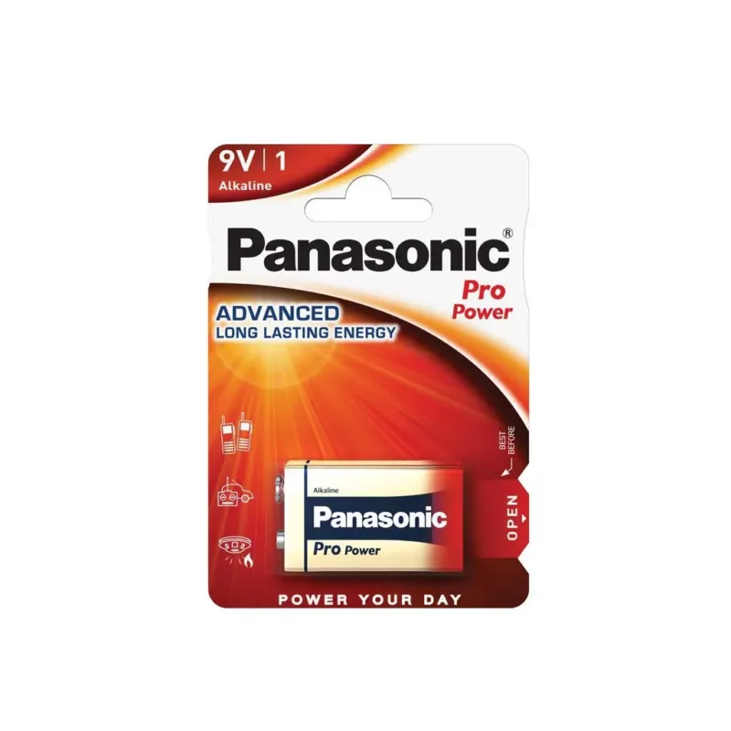 PANASONIC Pro Power 9V 6LR61PPG/1BP 1kpl/pkt Rajoitettu Tarjous