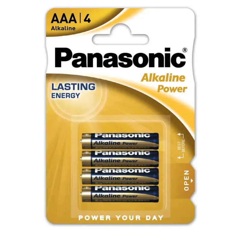 PANASONIC Alkaline Power AAA LR03APB/4BP 4kpl/pkt Flash-Tarjous