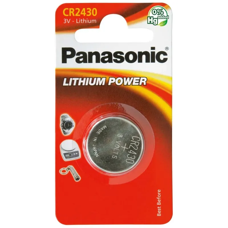 Rajoitettu Tarjous PANASONIC Coin Lithium CR-2430EL/1B 1kpl/pkt