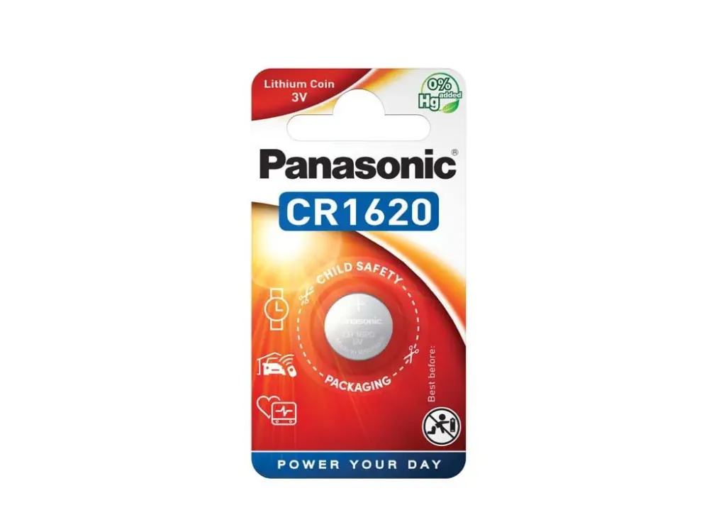Osta Tänään PANASONIC Coin Lithium CR-1620EL/1B 1kpl/pkt