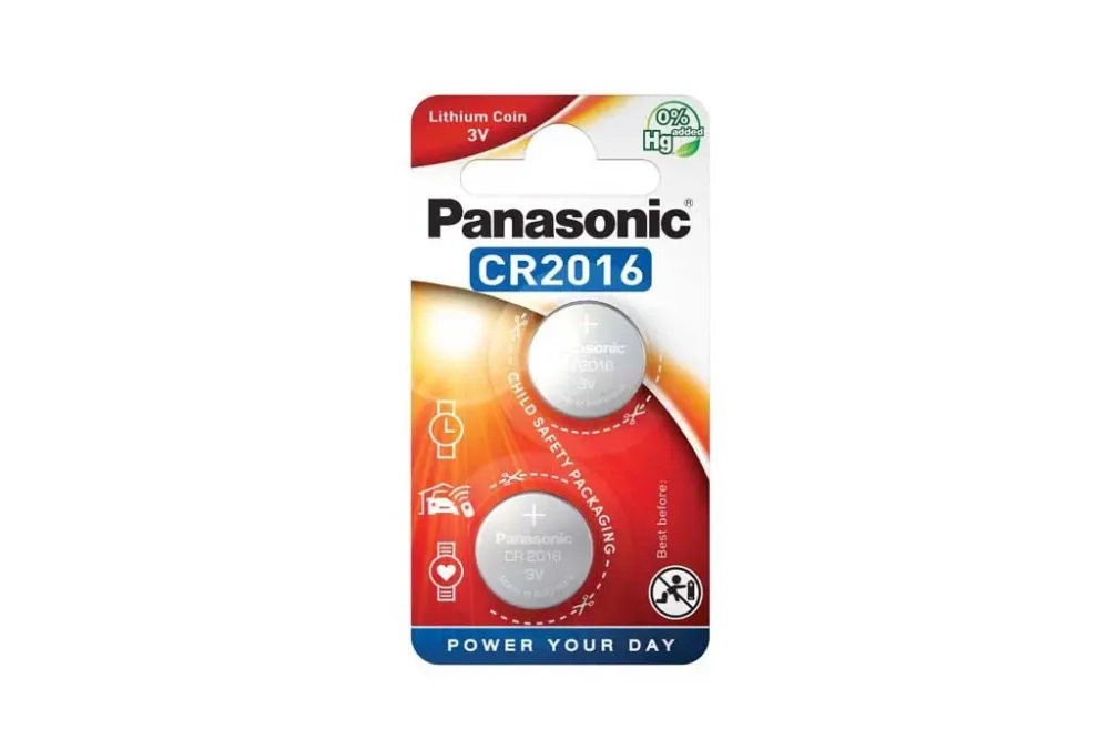 PANASONIC Coin Lithium CR-2016EL/2B 2kpl/pkt Ilmainen Palautus
