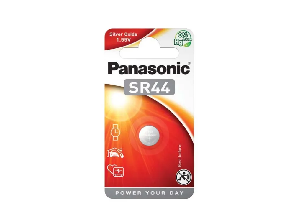 Tehdashinta PANASONIC Silver Oxide SR-44L/1BP 1kpl/pkt
