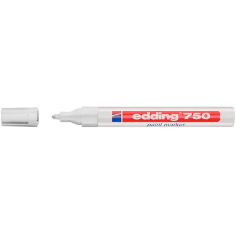 EDDING maalikynä 750 valkoinen 2-4mm Alennus