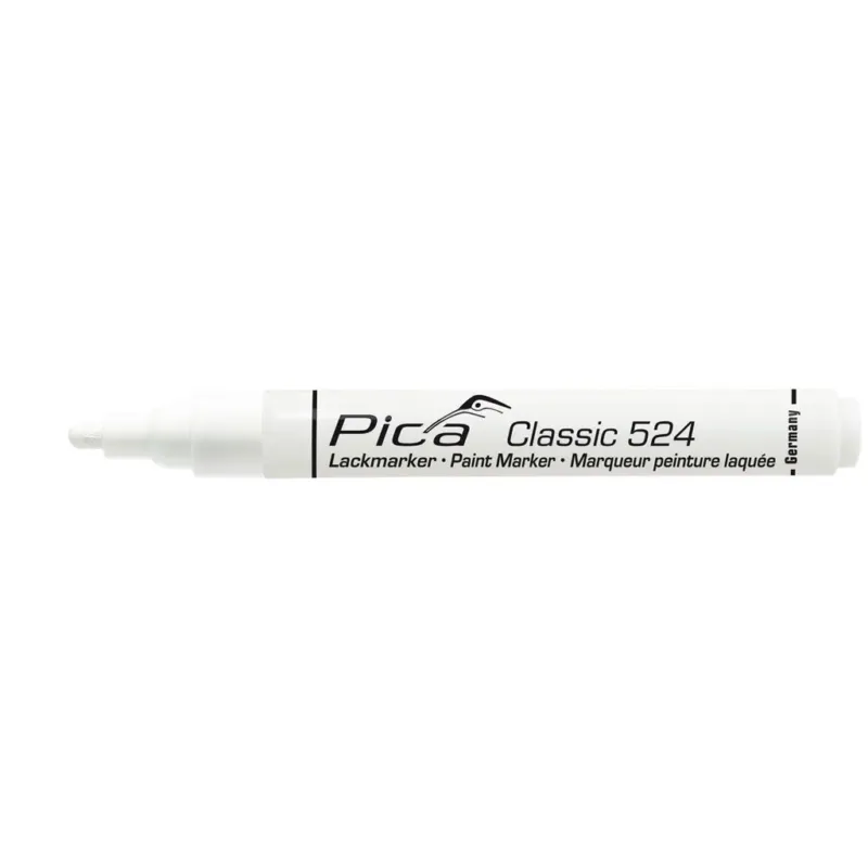 Sertifioitu PICA maalikynä valkoinen, 2-4mm 524 Classic
