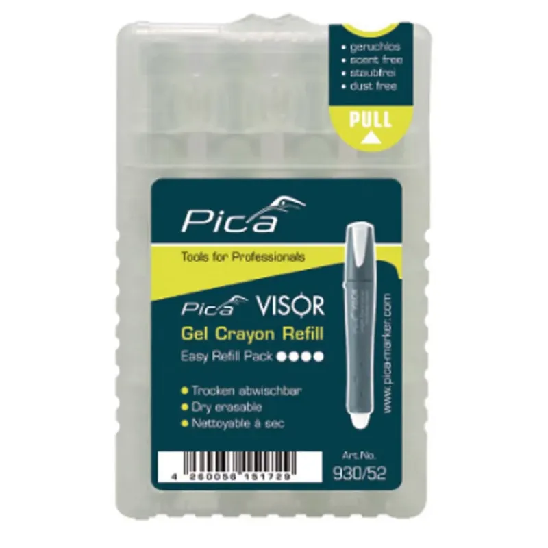 Heti Saatavilla PICA Visor geeliliitu valk. 4 KPL/PKT Dry-Erase
