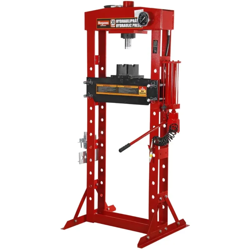 Asiakkaiden Suosikki HYDRAULIPRÄSSI 30TON+APUTAPIT PAINEILMA MEGANEX