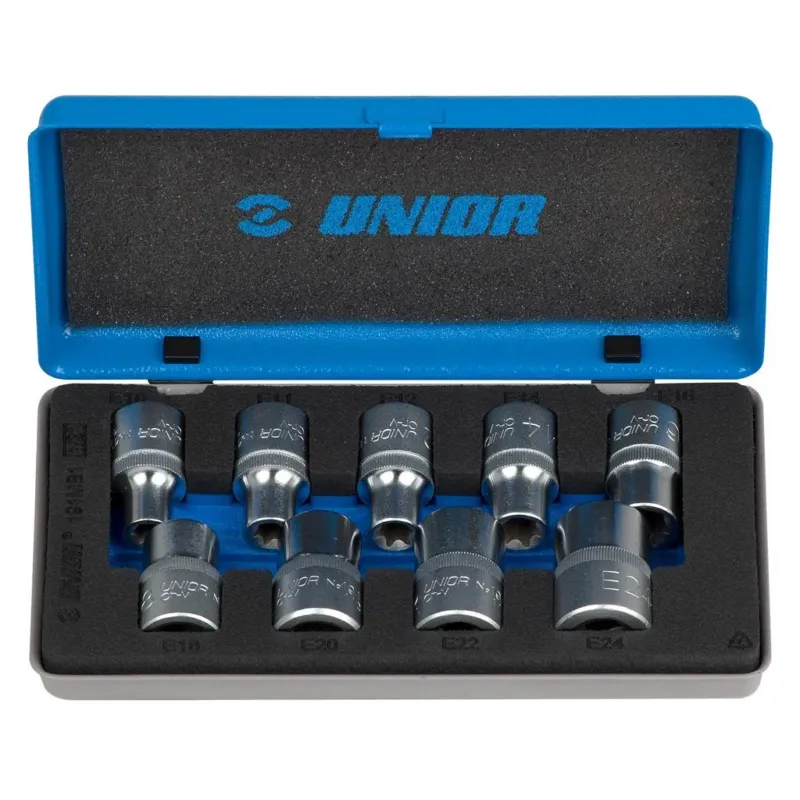 UNIOR 1/2" E-Torx hylsysrj. 9-o 191mb1, e10 - e24 Kampanjahinta