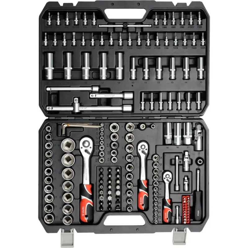 YATO Hylsytyökalusarja 1/4", 3/8" & 1/2" 173-os Kausialennus