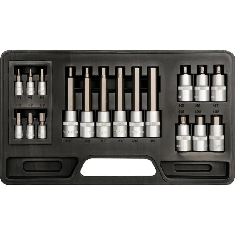 Löytö YATO Hex-hylsysarja 1/2" 5-12mm 18-os