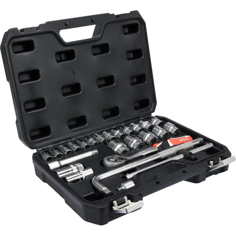 Ilmainen Palautus YATO Hylsytyökalusarja 1/2" 10-32mm 25-os