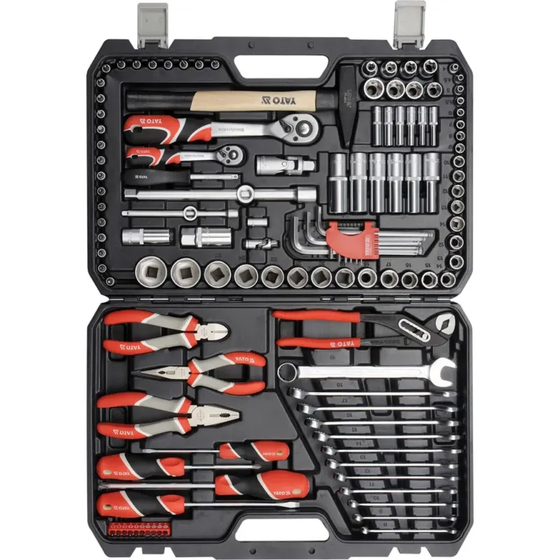 Halpa Hinta YATO Hylsytyökalusarja 1/4" & 1/2" 122-os