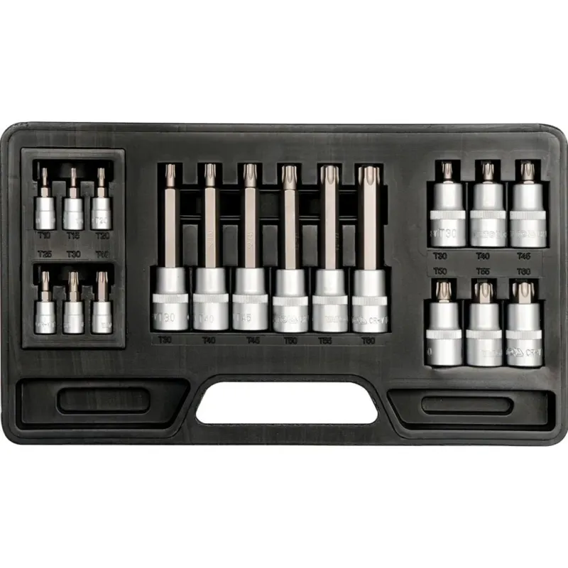 Tarjoushinta YATO Torx-hylsysarja 1/2" TX30-TX60 18-os