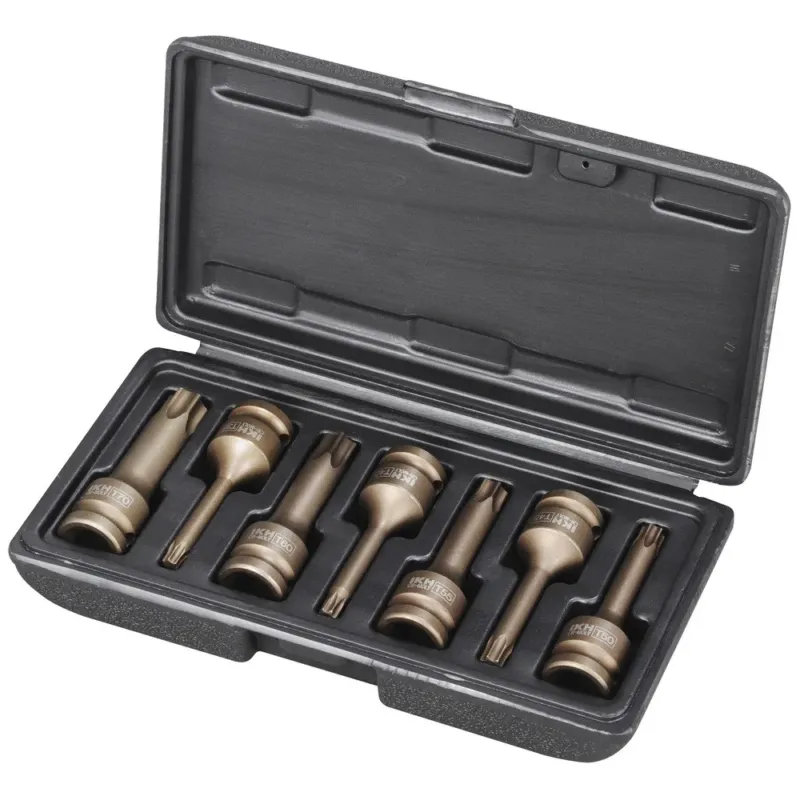 Loppuunmyynti VOIMAHYLSYSARJA TORX 1/2" T35-T70 7-OS.