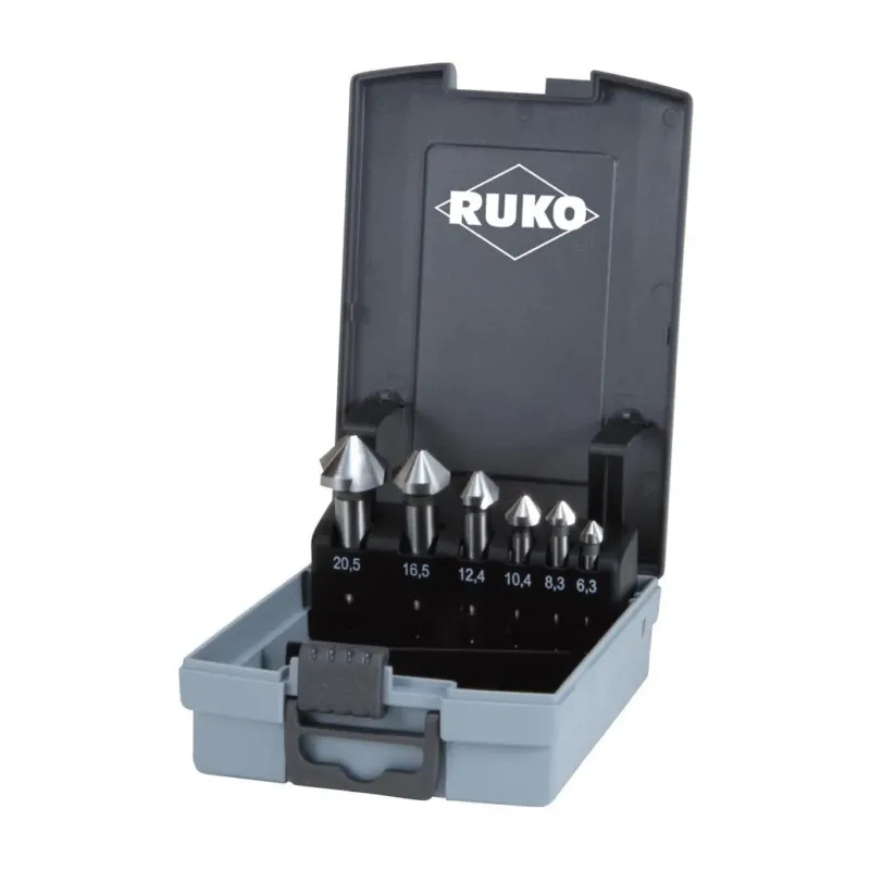 RUKO 6.3-25.0mm C90 kärkiupotinsrj HSS-Co5 DIN335 Merkkituote