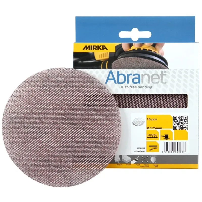 HIOMAPYÖRÖ 125MM P120 ABRANET 10KPL Lähetetään Heti