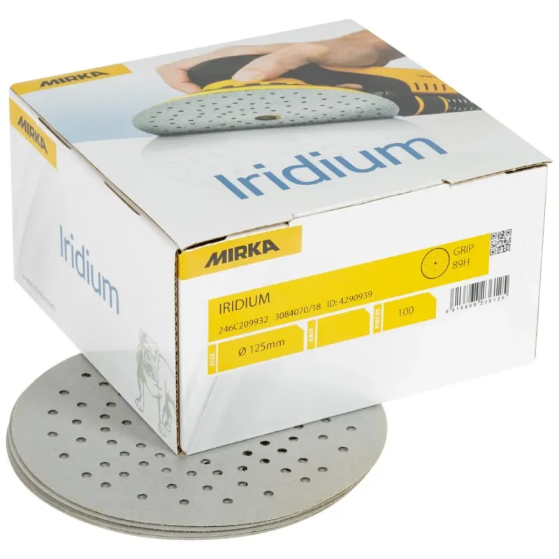 HIOMAPYÖRÖ 125MM 89R P320 IRIDIUM 100KPL Pakollinen (Must-Have)