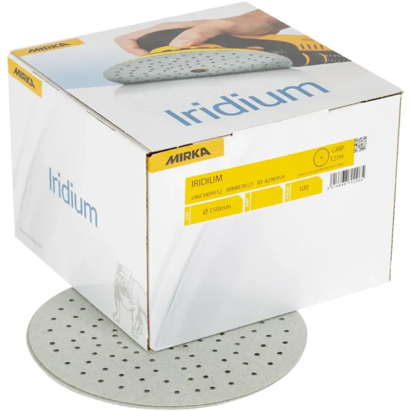 Alkuperäinen MIRKA HIOMAPYÖRÖ 150MM 121R P60 IRIDIUM 50KPL